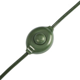 7.5’ Snowed Tipped Clermont Mixed Pine Artificial Christmas Tree with 600 Clear LED Lights, Pine Cones and 1784 Bendable Branches-Christmas Tree-Parc Decor