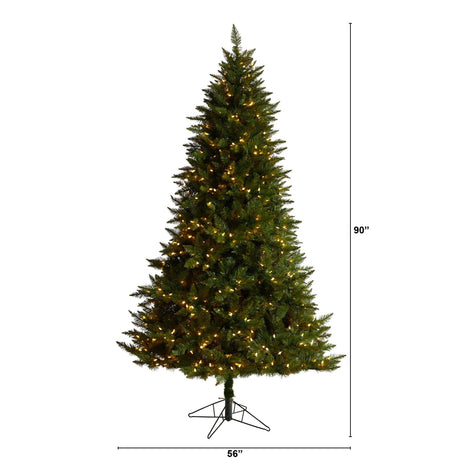 7.5’ Vermont Spruce Artificial Christmas Tree-Christmas Tree-Parc Decor