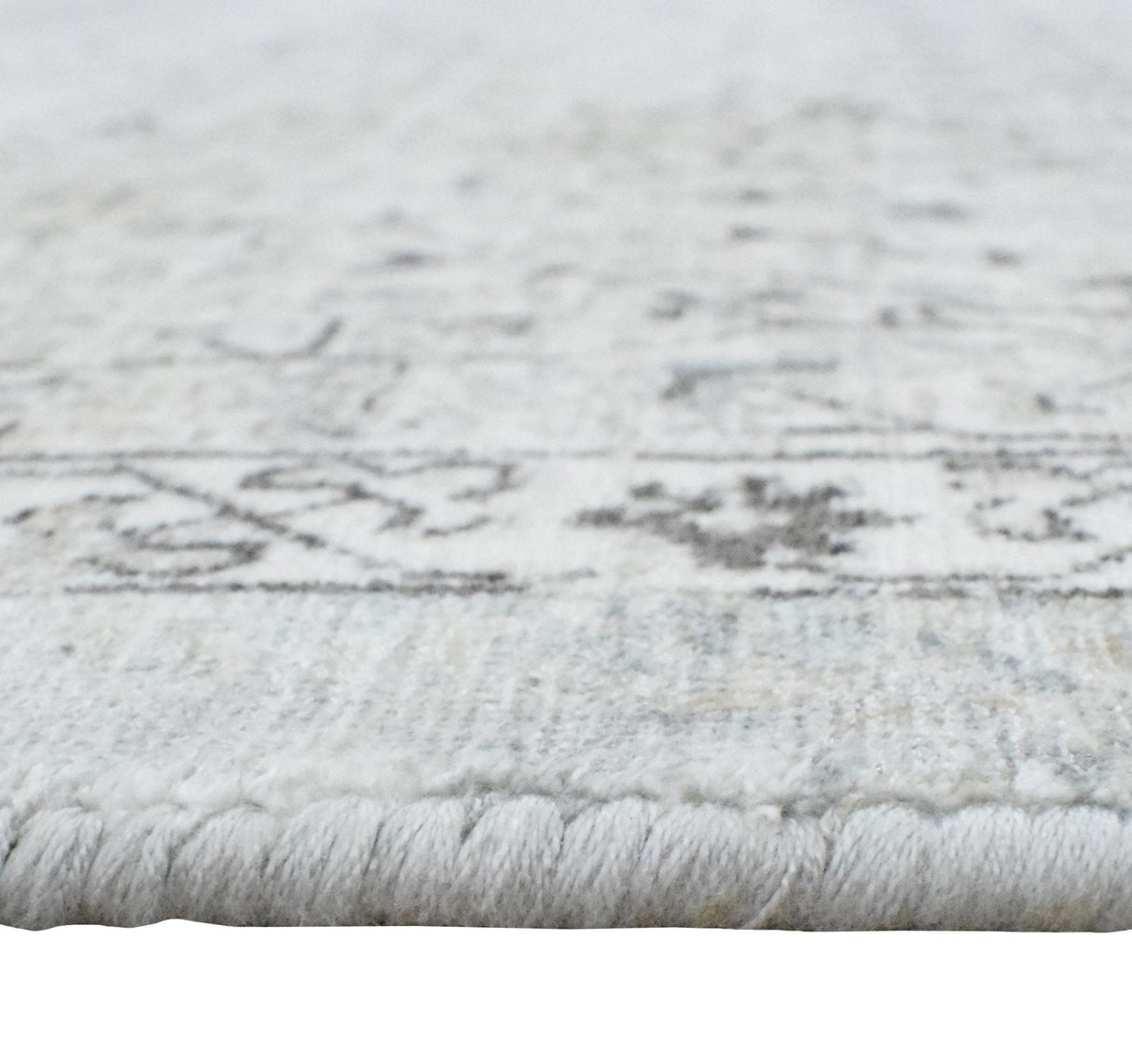 7.8x9.8 Rug, Abstract Blue and Gray Rug made with Viscose Art Silk, Living, Dinning and Bedroom Rug | TRD0091AR7898-Area Rug-Parc Decor