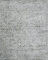 7.8x9.8 Rug, Abstract Blue and Gray Rug made with Viscose Art Silk, Living, Dinning and Bedroom Rug | TRD0091AR7898-Area Rug-Parc Decor