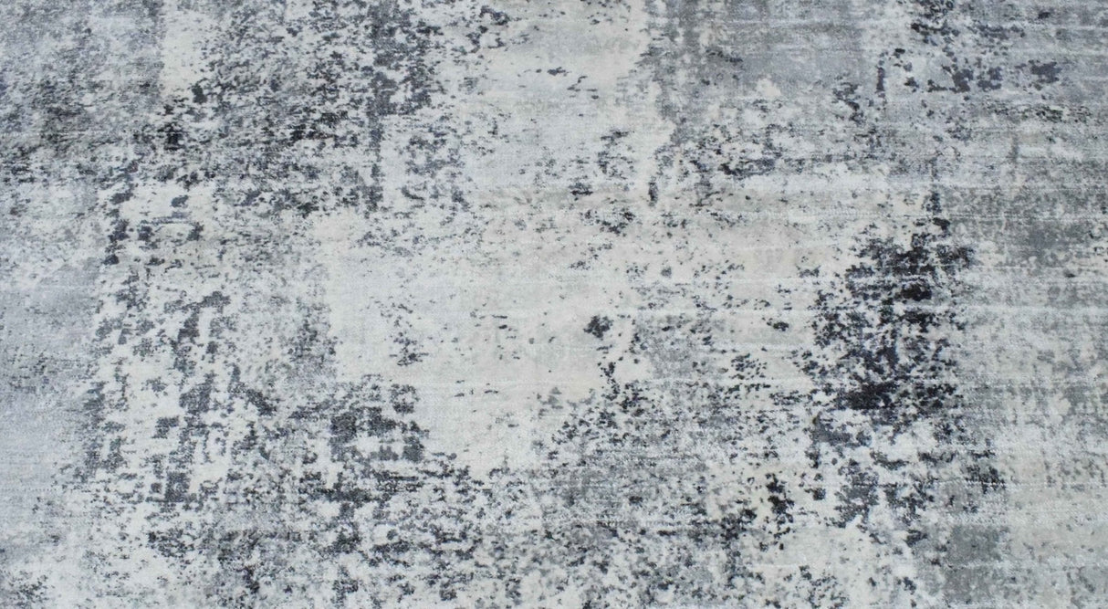 7.8x9.8 Rug, Abstract Blue and Gray Rug made with Viscose Art Silk, Living, Dinning and Bedroom Rug | TRD0092AR7898-Area Rug-Parc Decor