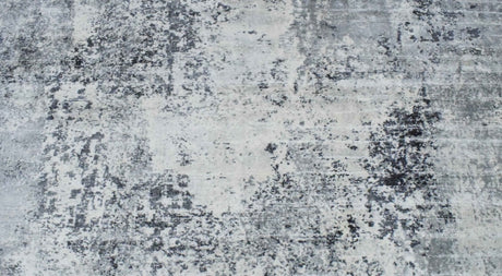 7.8x9.8 Rug, Abstract Blue and Gray Rug made with Viscose Art Silk, Living, Dinning and Bedroom Rug | TRD0092AR7898-Area Rug-Parc Decor