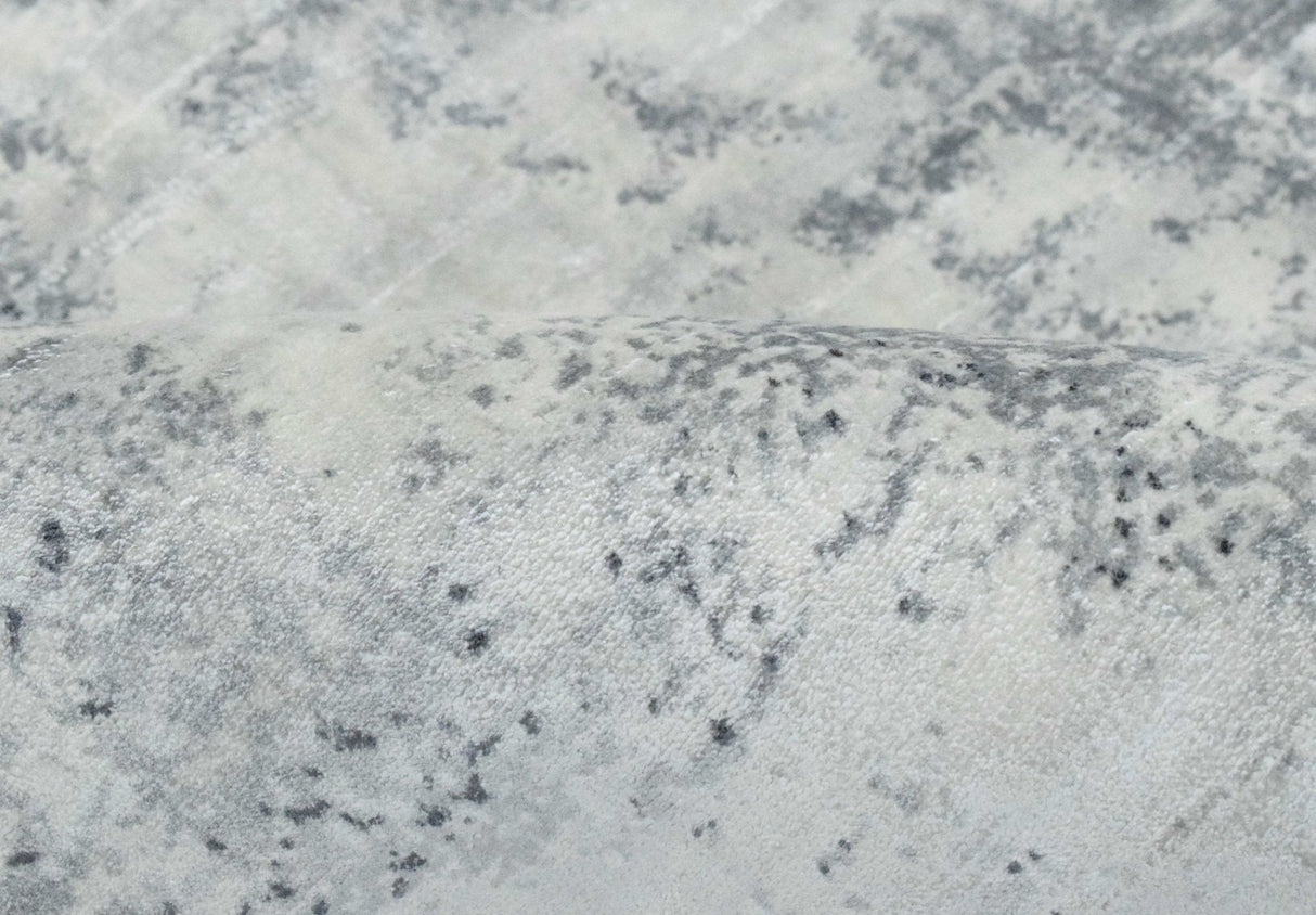 7.8x9.8 Rug, Abstract Blue and Gray Rug made with Viscose Art Silk, Living, Dinning and Bedroom Rug | TRD0092AR7898-Area Rug-Parc Decor