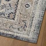 7ft x 5ft Vintage Indoor Non-Slip Washable Large Area Rugs for Bedroom Living Room