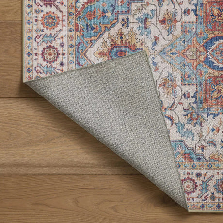 7ft x 5ft Vintage Indoor Non-Slip Washable Large Area Rugs for Bedroom Living Room
