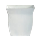 8” Fluted Metal Square Planter