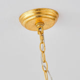 8-Light Golden Modern Candle Chandelier-Parc Decor