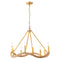 8-Light Golden Modern Candle Chandelier-Parc Decor