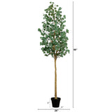 8’ Artificial Eucalyptus Tree-Tree-Parc Decor