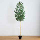 8’ Artificial Eucalyptus Tree-Tree-Parc Decor