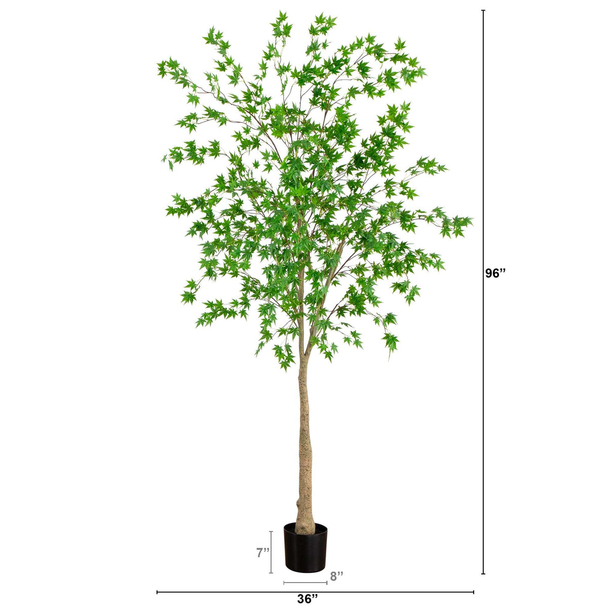 8’ Artificial Maple Tree-Tree-Parc Decor