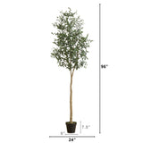 8’ Artificial Olive Tree-Tree-Parc Decor
