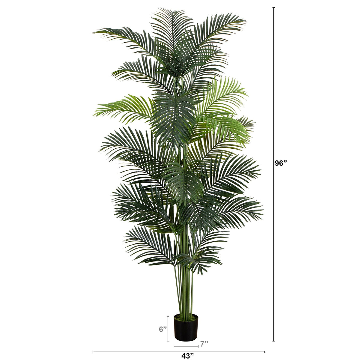 8’ Artificial Paradise Palm Tree-Tree-Parc Decor