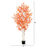 8’ Autumn Birch Artificial Fall Tree-Tree-Parc Decor