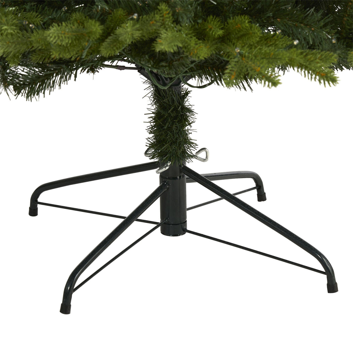 8’ Belgium Fir “Natural Look” Artificial Christmas Tree with 650 Clear LED Lights-Christmas Tree-Parc Decor