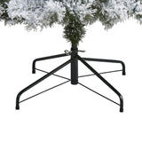 8' Flocked West Virginia Fir Artificial Christmas Tree-Christmas Tree-Parc Decor