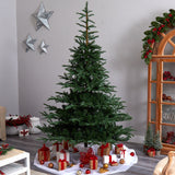 8’ Layered Washington Spruce Christmas Tree with 650 Clear Lights and 1561 Bendable Branches-Christmas Tree-Parc Decor