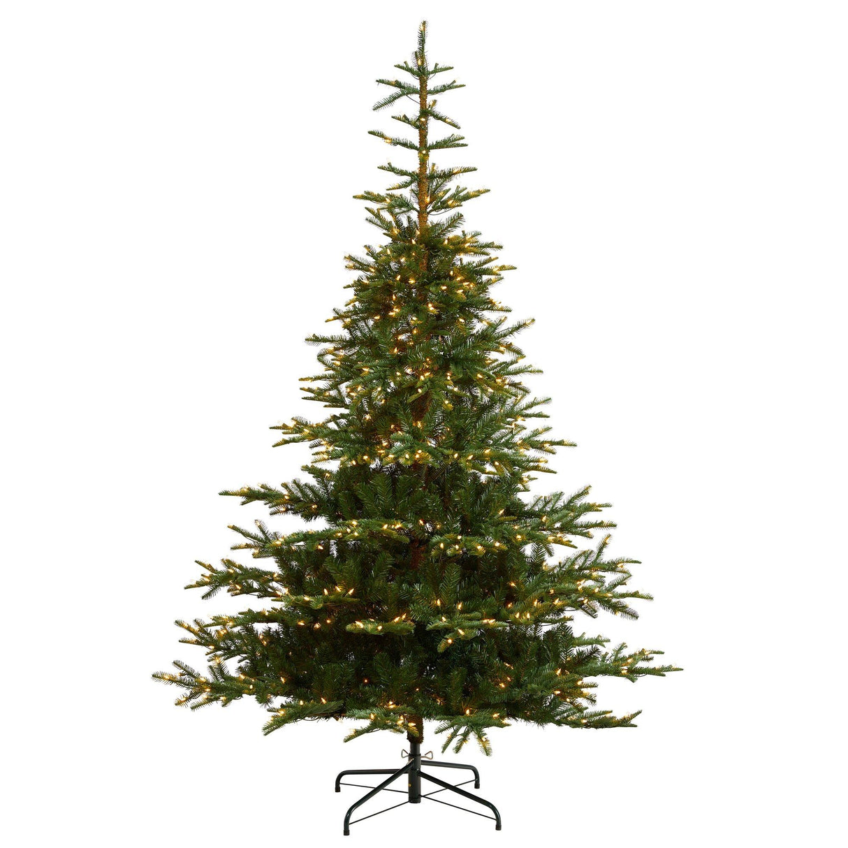 8’ Layered Washington Spruce Christmas Tree with 650 Clear Lights and 1561 Bendable Branches-Christmas Tree-Parc Decor