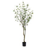 8' Minimalist Citrus Artificial Tree-Tree-Parc Decor