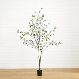 8' Minimalist Citrus Artificial Tree-Tree-Parc Decor