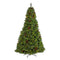 8’ Montana Mixed Pine Artificial Christmas Tree with Pine Cones, Berries and 700 Clear LED Lights-Christmas Tree-Parc Decor