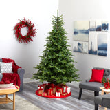 8’ North Carolina Spruce Artificial Christmas Tree with 1303 Bendable Branches-Christmas Tree-Parc Decor