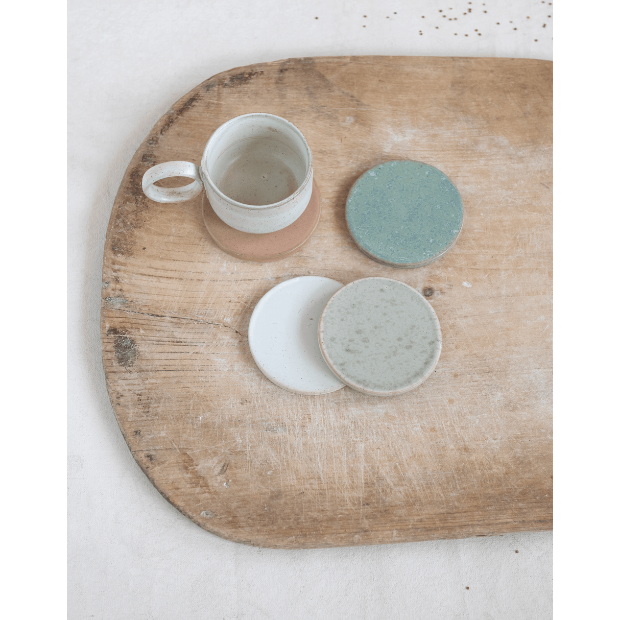 8 oz. Stoneware Mug with Reactive Glaze