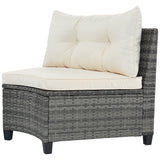 8-pieces Outdoor Wicker Round Sofa Set-Outdoor Furniture-Parc Decor