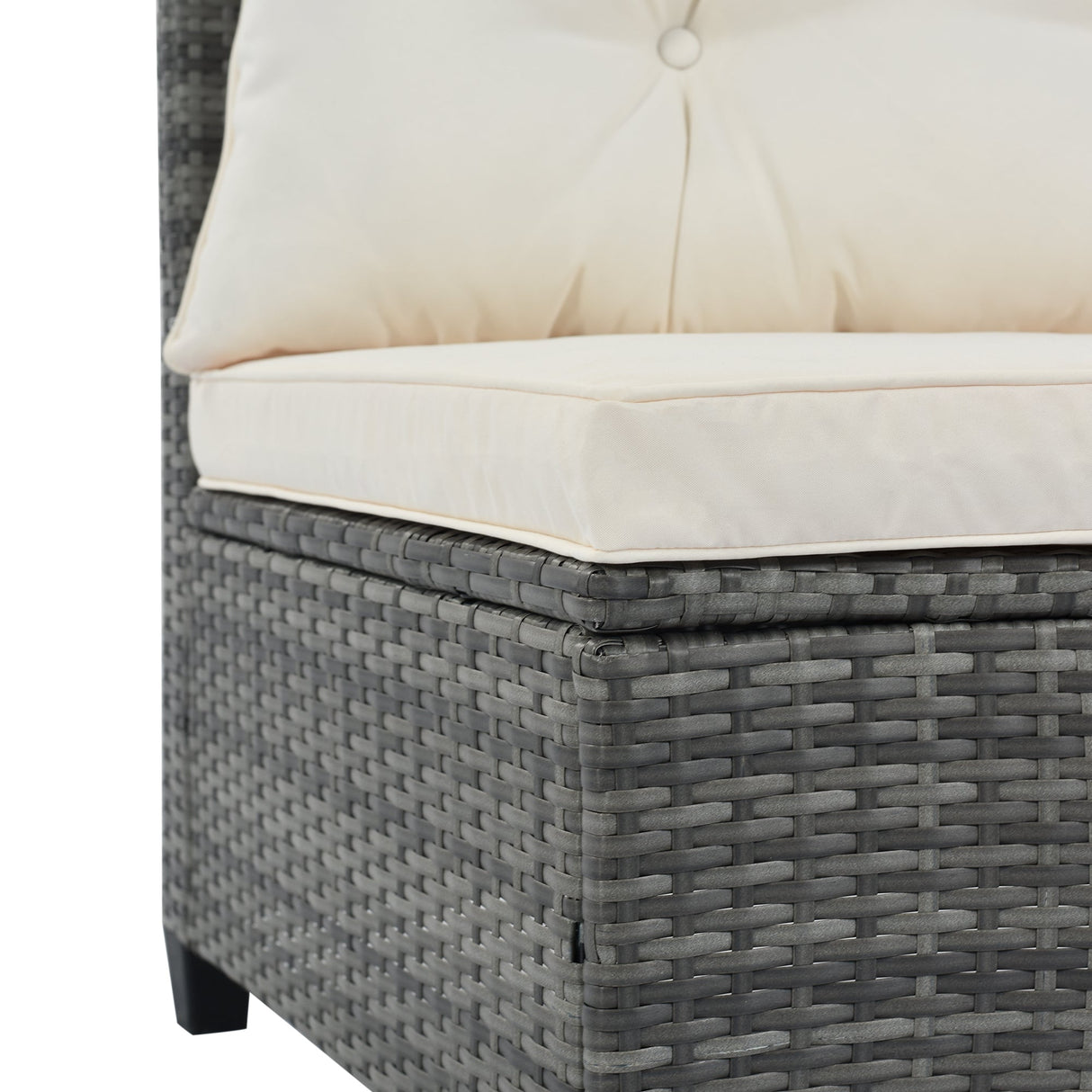 8-pieces Outdoor Wicker Round Sofa Set-Outdoor Furniture-Parc Decor