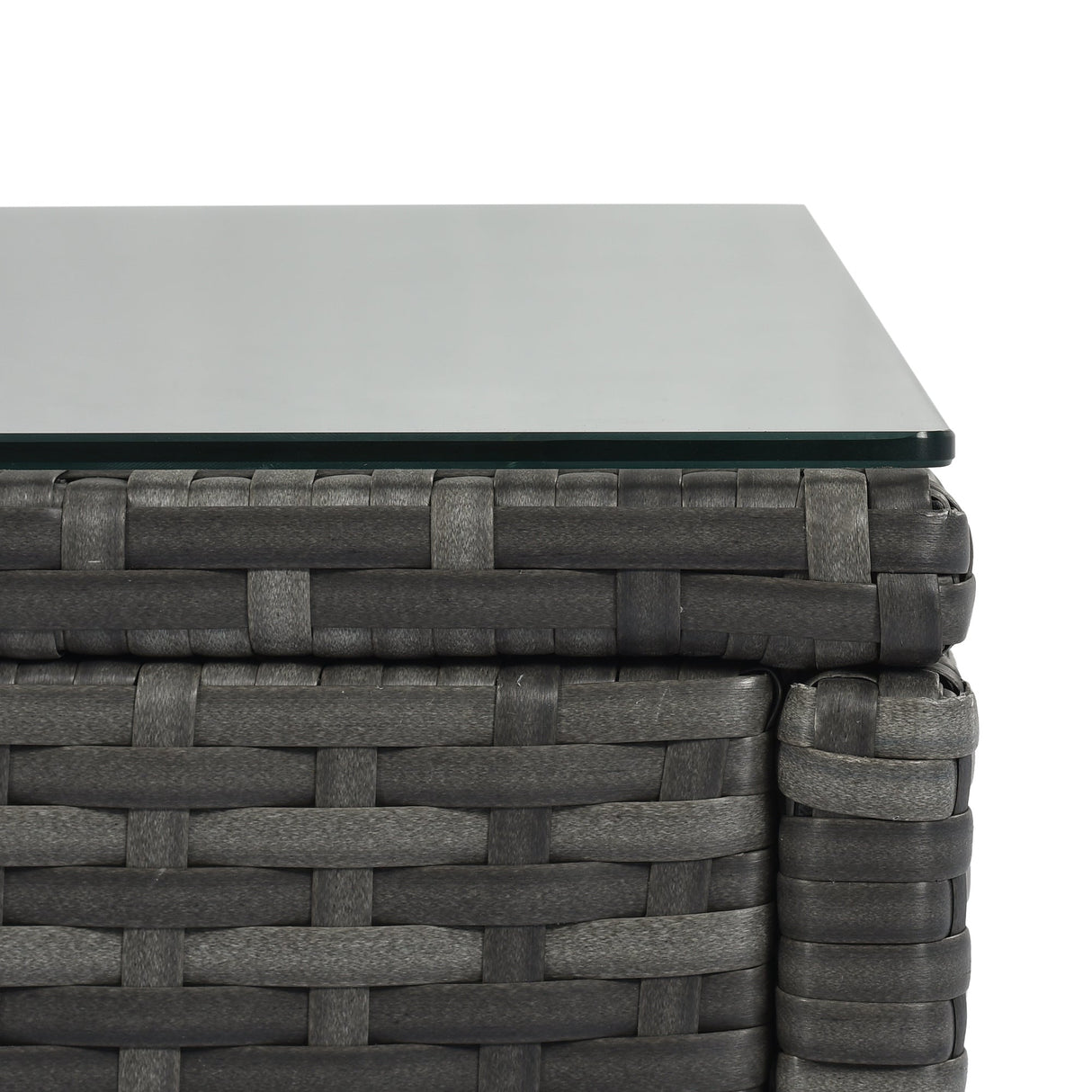 8-pieces Outdoor Wicker Round Sofa Set-Outdoor Furniture-Parc Decor