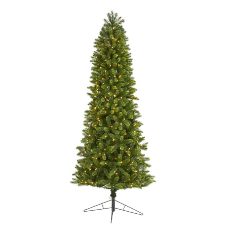 8' Slim Virginia Spruce Artificial Christmas Tree-Christmas Tree-Parc Decor