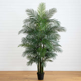 8' UV Resistant Artificial Areca Palm Tree (Indoor/Outdoor)-Tree-Parc Decor