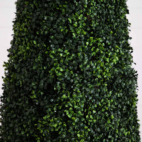 8’ UV Resistant Artificial Boxwood Topiary Cone Tree (Indoor/Outdoor)-Tree-Parc Decor