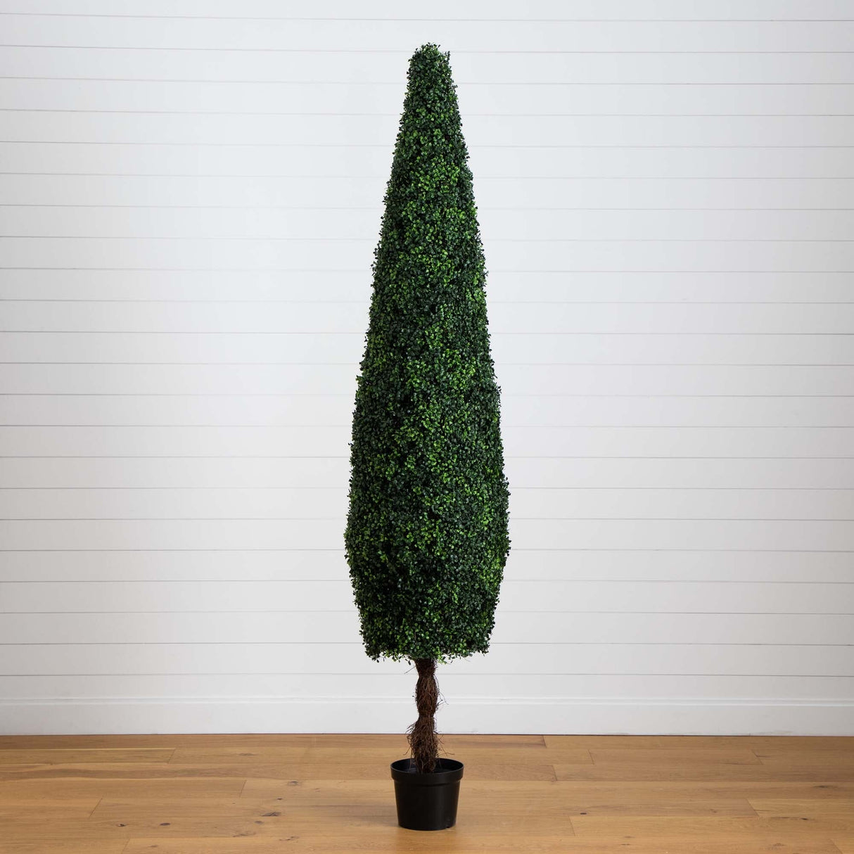8’ UV Resistant Artificial Boxwood Topiary Cone Tree (Indoor/Outdoor)-Tree-Parc Decor