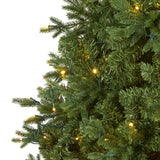 8' Vermont Fir Artificial Christmas Tree with 450 Clear LED Lights-Christmas Tree-Parc Decor