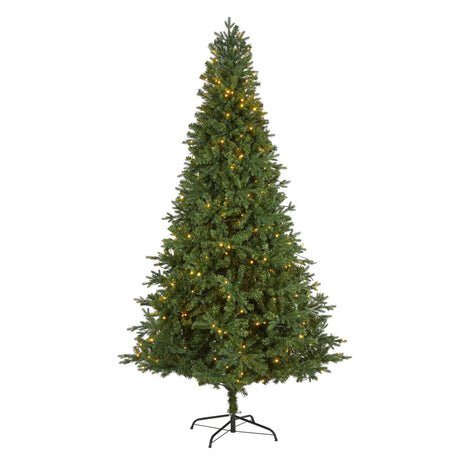 8' Vermont Fir Artificial Christmas Tree with 450 Clear LED Lights-Christmas Tree-Parc Decor