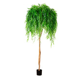 8’ Willow Artificial Tree (Real Touch)-Tree-Parc Decor