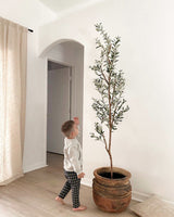 82” Artificial Olive Tree-Parc Decor