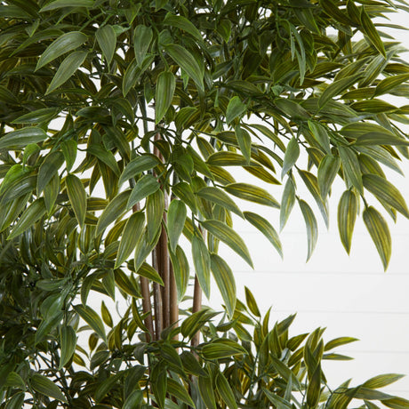 82” Ruscus Artificial Tree in Planter (Indoor/Outdoor)-Parc Decor