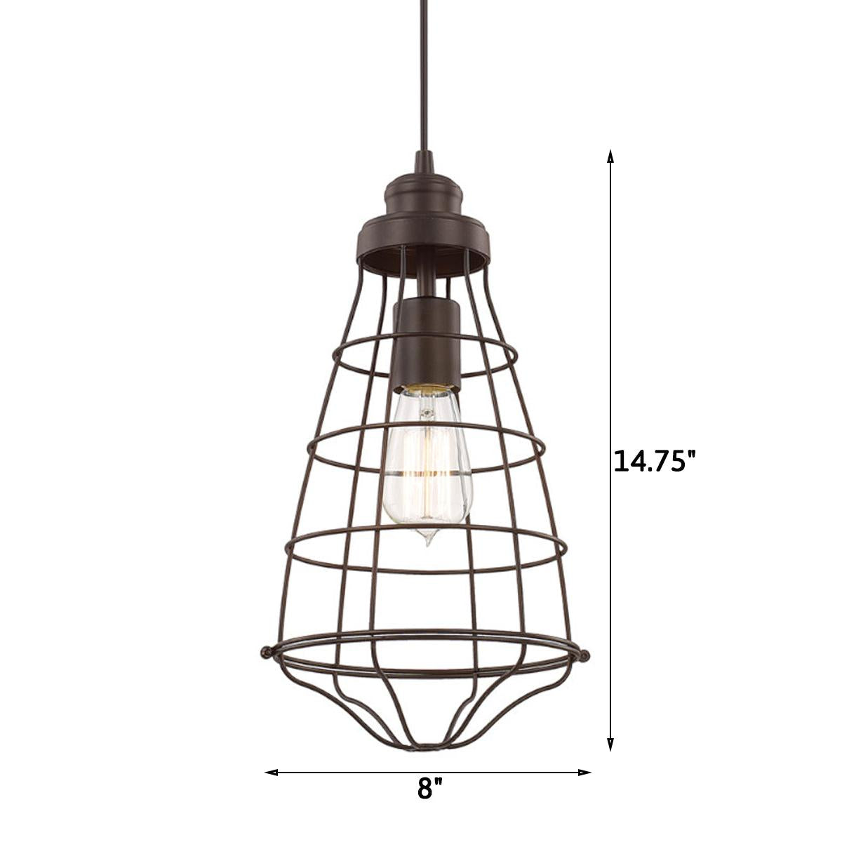 8"W Daudin 1-Light Pendant Burnished Bronze