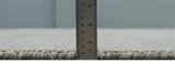 8x10 Beige and Ivory Hand Knotted Rug Contemporary area Rug