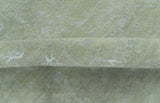 8X10 Fine Hand Knotted Green And Gray Modern abstract Design Wool and Art Silk Rug-Area Rug-Parc Decor