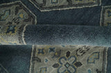 8x10 Gray, Silver and Charcoal Hand knotted Traditional wool Area Rug