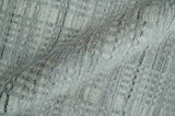 8x10 Hand Made Shaded Beige and Gray Blended Wool Flatwoven Area Rug