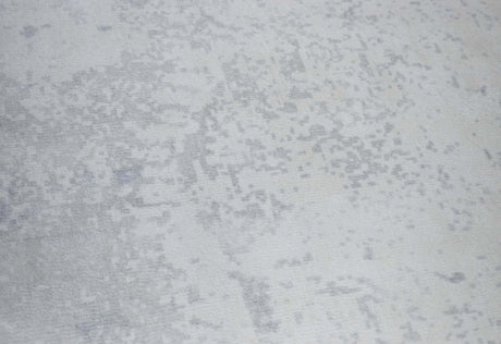 8x10 Rug, Abstract Ivory Rug made with Viscose Art Silk, Living, Dinning and Bedroom Rug | TRD005QT810-Area Rug-Parc Decor