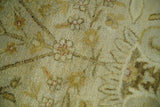 8x11 Vintage Persian Design Brown and Beige Hand Tufted Wool Area Rug