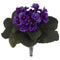 9” African Violet Artificial Plant (Set of 6)-Parc Decor