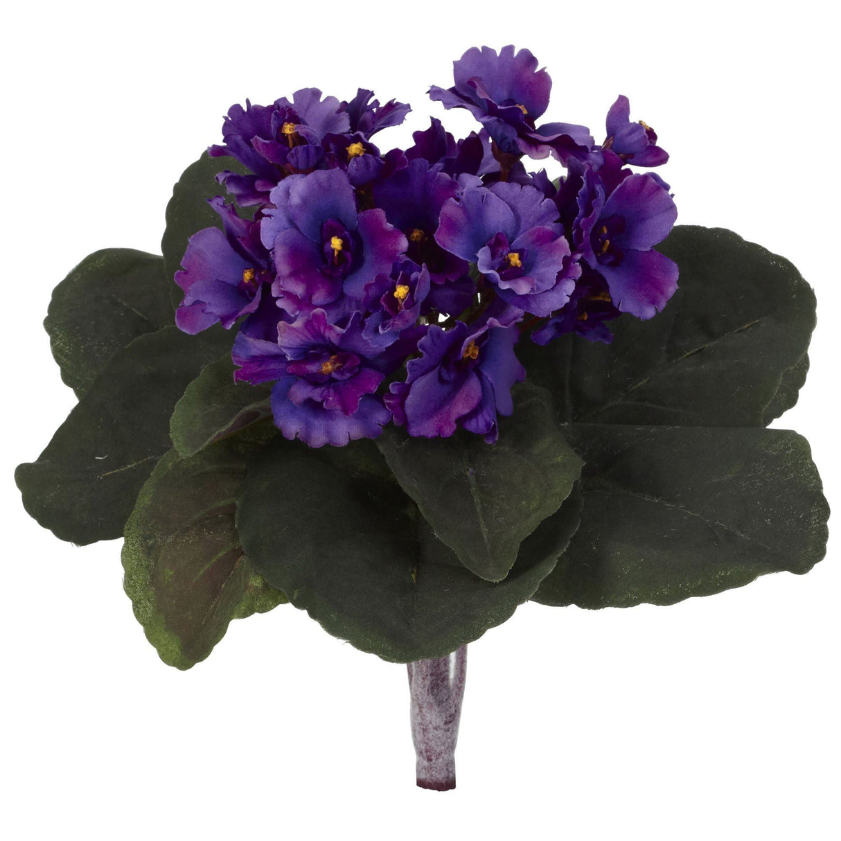 9” African Violet Artificial Plant (Set of 6)-Parc Decor