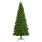 9’ Green Valley Fir Artificial Christmas Tree with 800 Clear LED Lights and 2093 Bendable Branches-Parc Decor