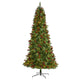9’ Norway Mixed Pine Artificial Christmas Tree with 650 Clear LED Lights, Pine Cones and Berries-Parc Decor